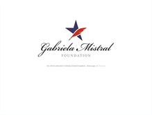 Tablet Screenshot of gabrielamistralfoundation.org